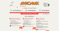 Desktop Screenshot of ankomakistanbul.com