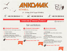 Tablet Screenshot of ankomakistanbul.com